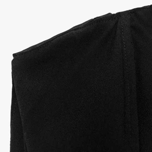 ZARA M BLACK ZW COLLECTION STRAPLESS LONG TOP NWT, Holiday ‘25 - Picture 9 of 14